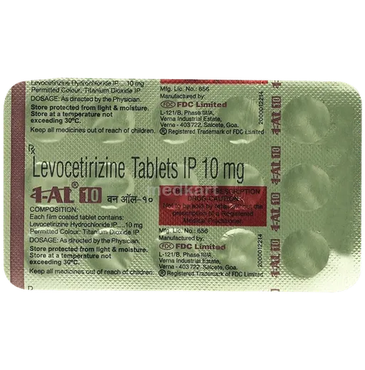 1 al 10mg tablet 15's